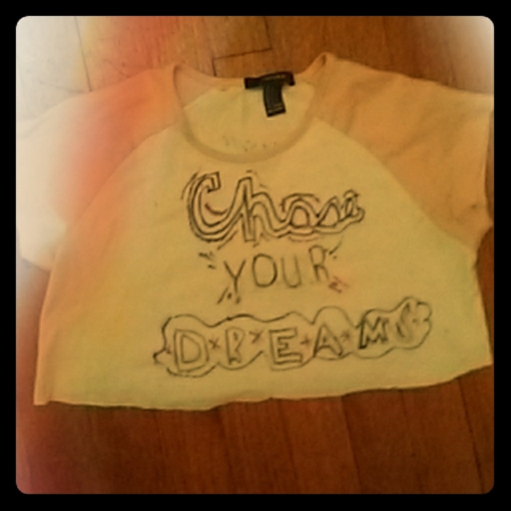 Forever 21 diy crop top